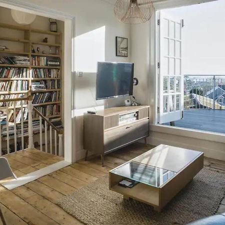 Falmouth Townhouse With Panoramic Sea View Terrace Buitenkant foto