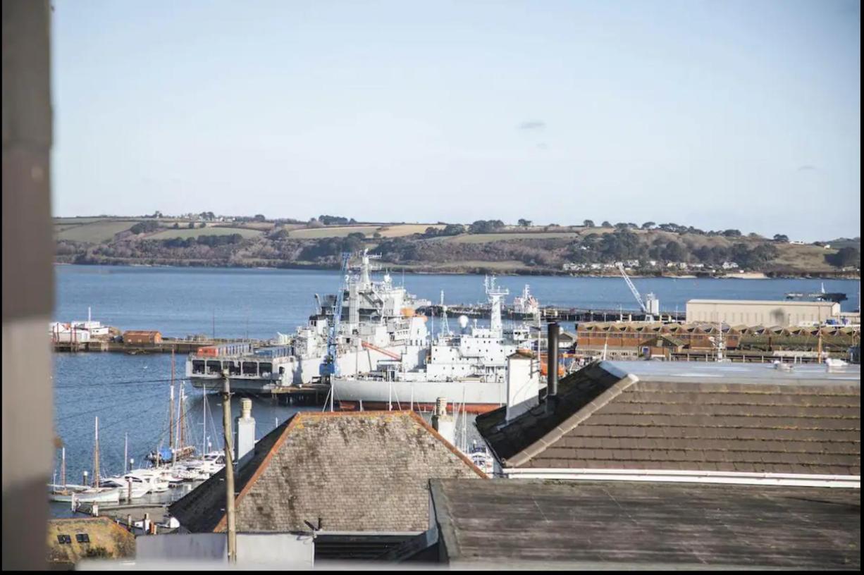 Falmouth Townhouse With Panoramic Sea View Terrace Buitenkant foto