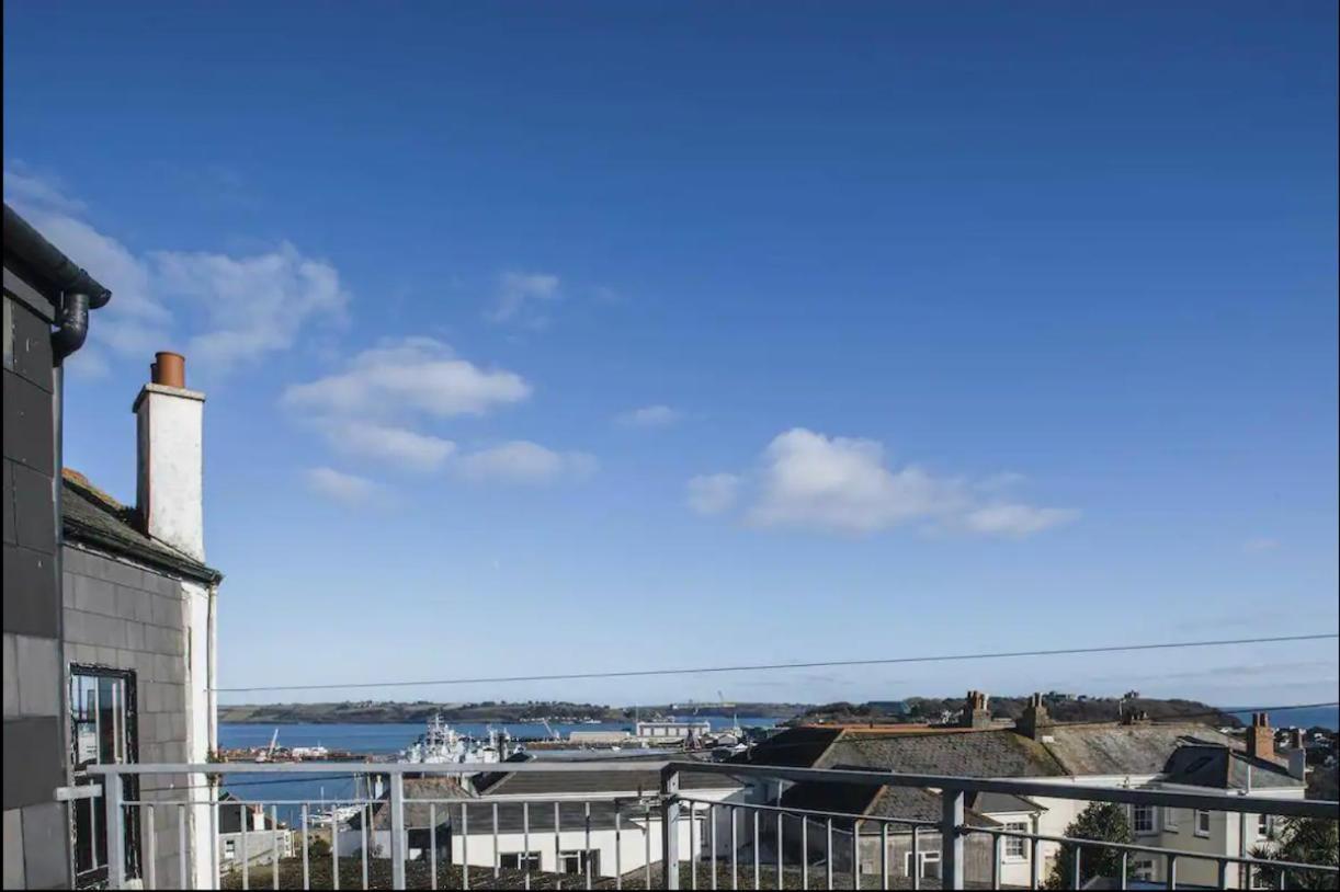Falmouth Townhouse With Panoramic Sea View Terrace Buitenkant foto
